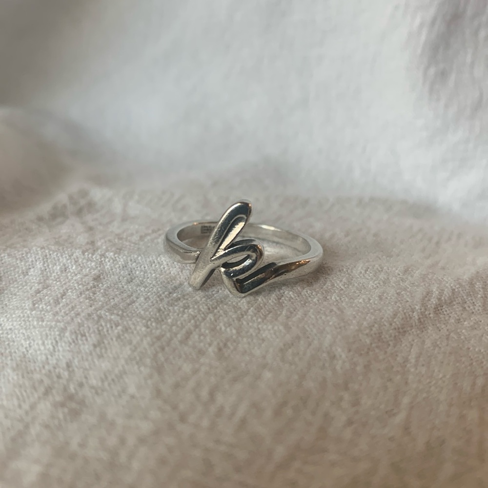 James Avery K Initial Ring